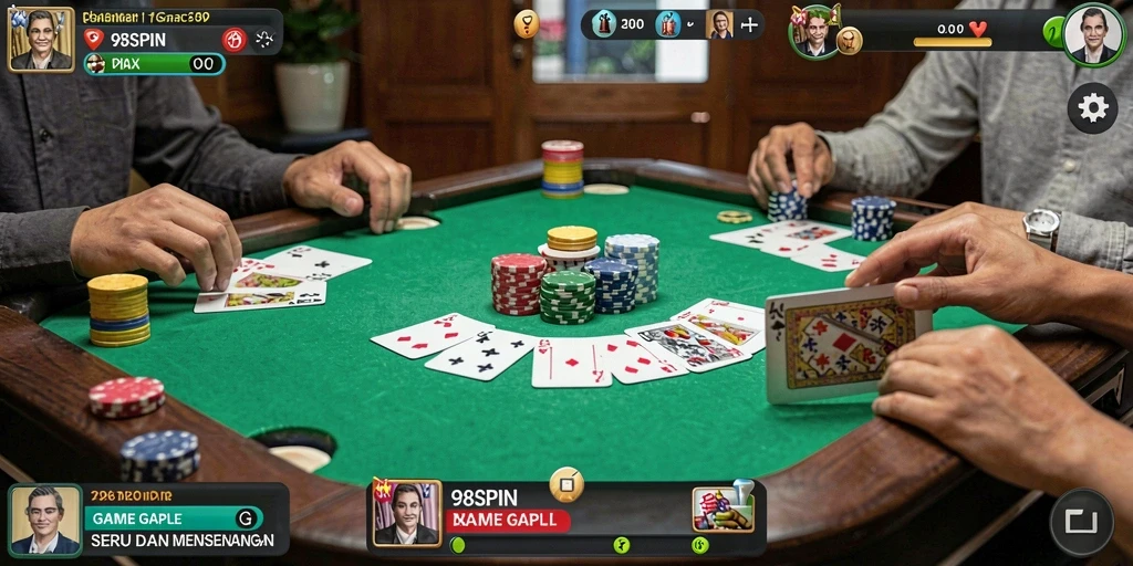Tampilan gameplay seru dan interaktif dari 98SPIN.