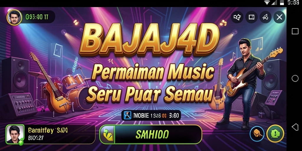 Screenshot gameplay BAJAJ4D yang menampilkan keseruan bermain musik.