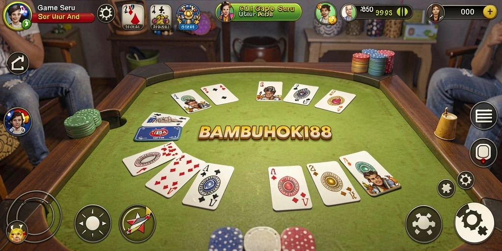 Tampilan gameplay seru dan interaktif di BAMBUHOKI88.