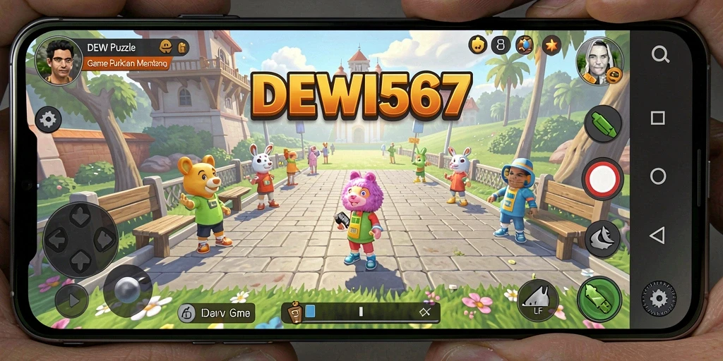 Screenshot utama DEWI567 menampilkan gameplay puzzle yang menarik dan interaktif.