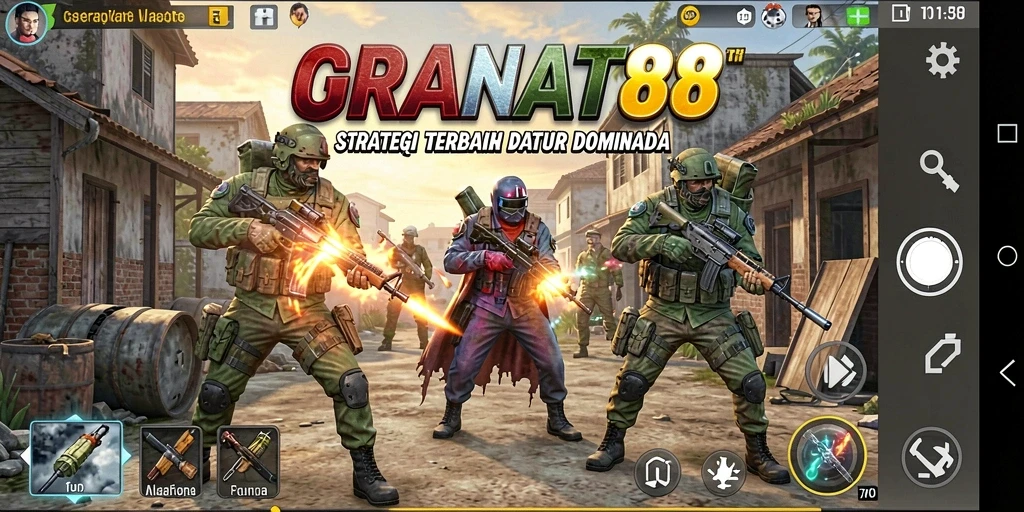 Gameplay strategis yang mendebarkan di GRANAT88.