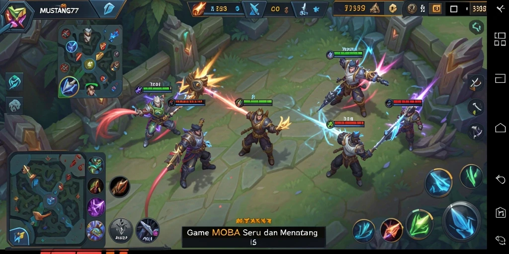 Gameplay seru dan kompetitif di MUSTANG77.