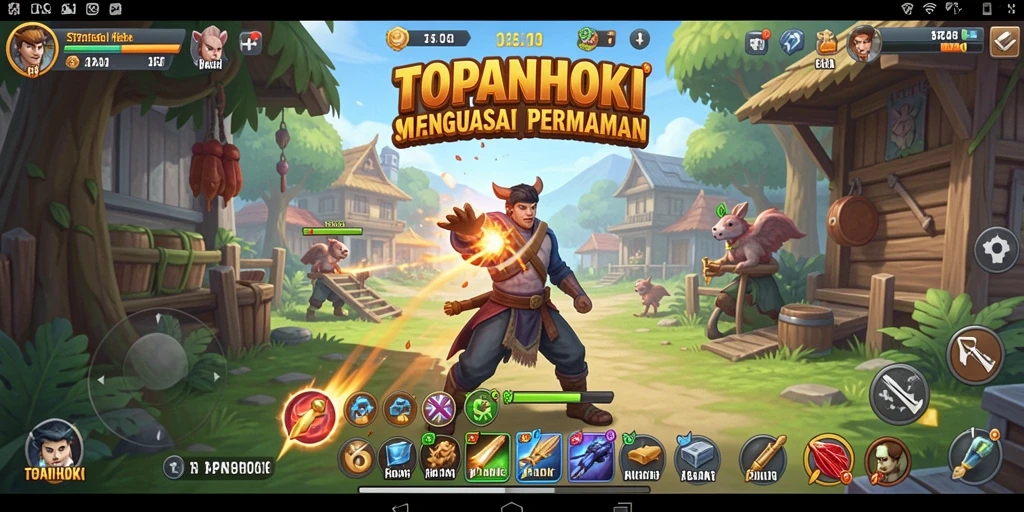 Tampilan menarik dari gameplay TOPANHOKI dalam strategi yang menantang.
